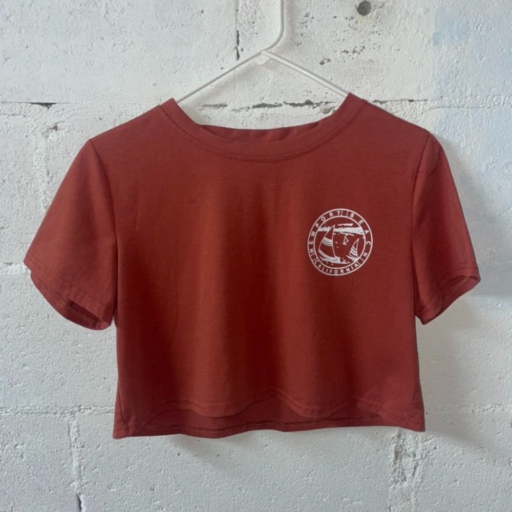 Burnt Orange Crop Top